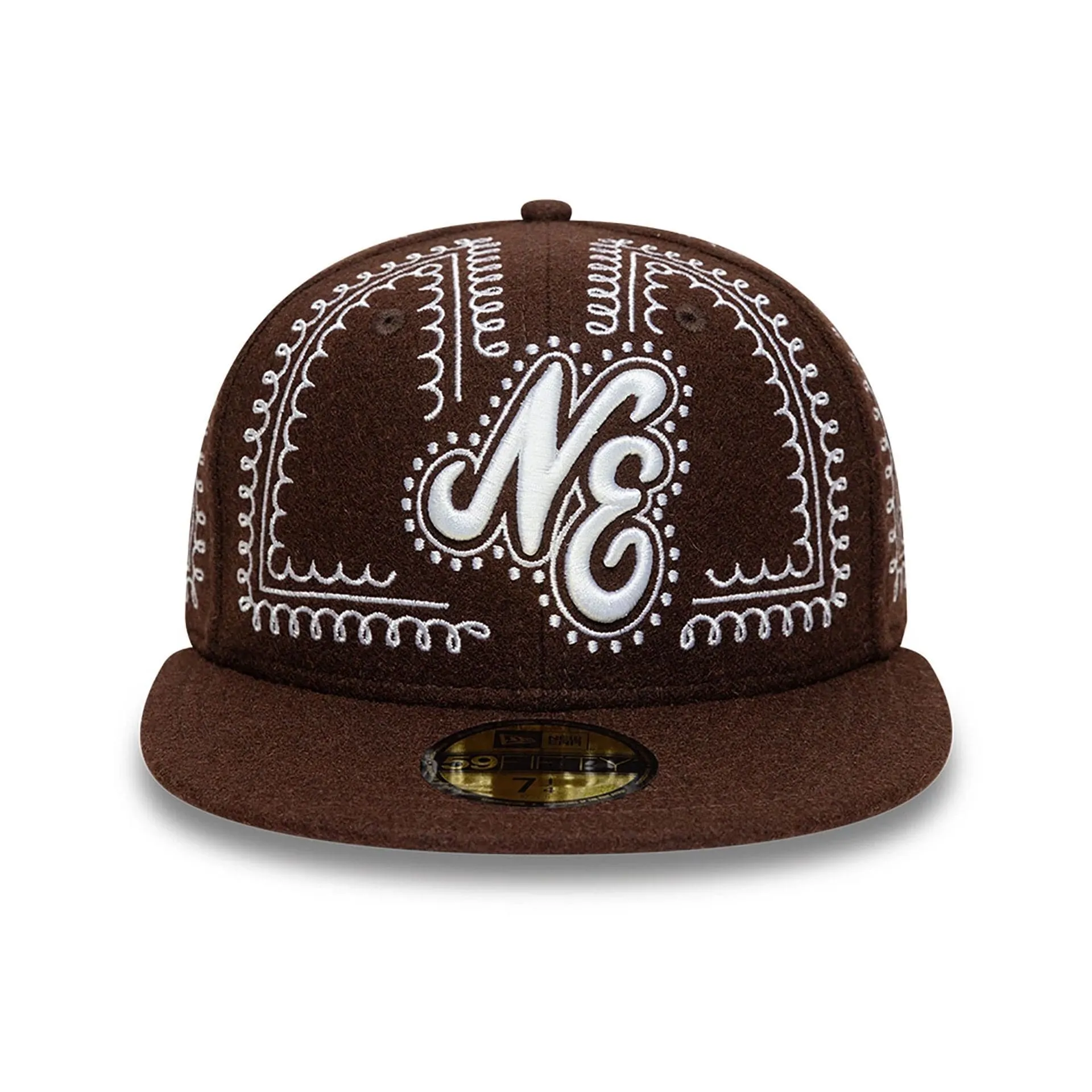 New Era Gingerbread Dark Brown 59FIFTY Fitted Cap Billy J