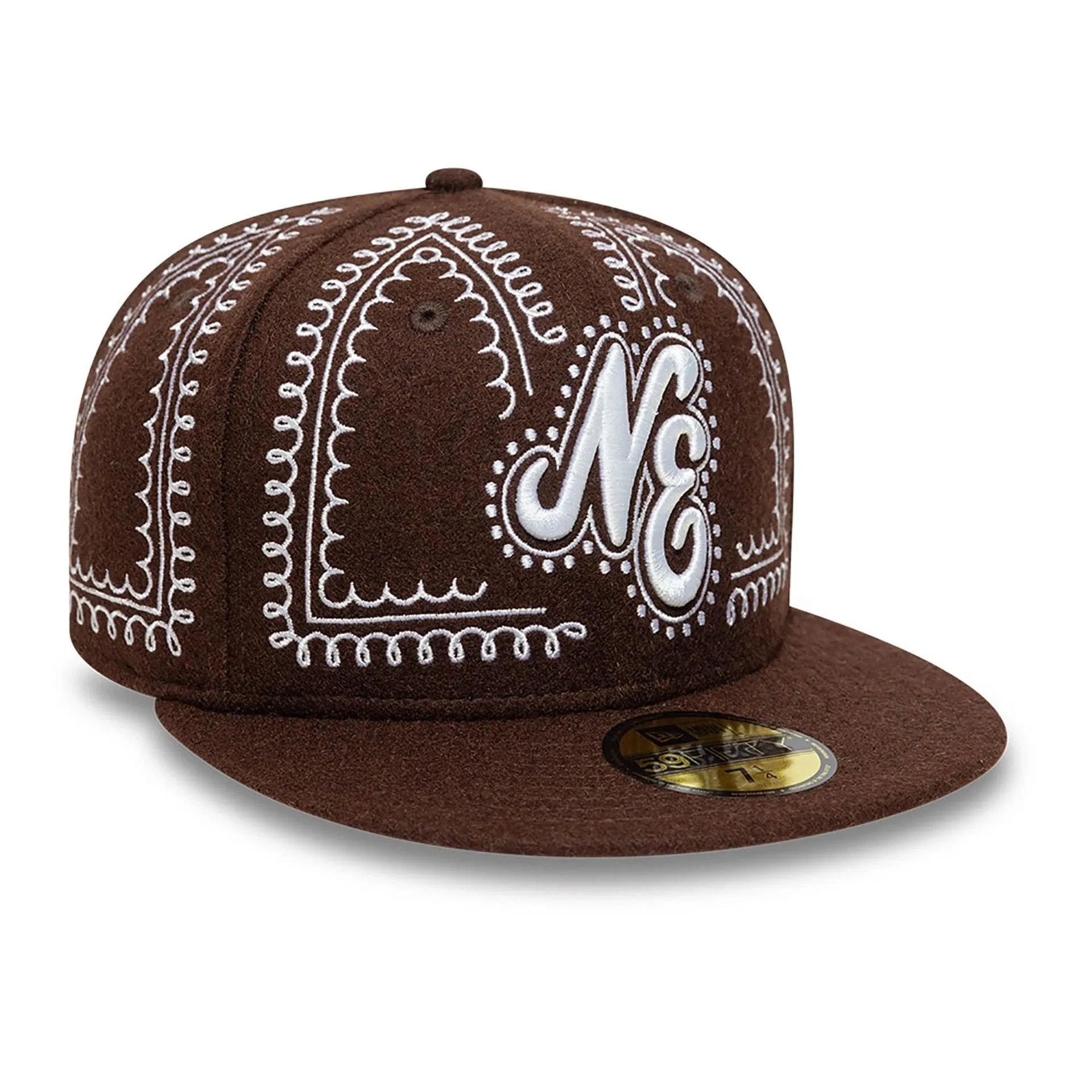 New Era Gingerbread Dark Brown 59FIFTY Fitted Cap Billy J