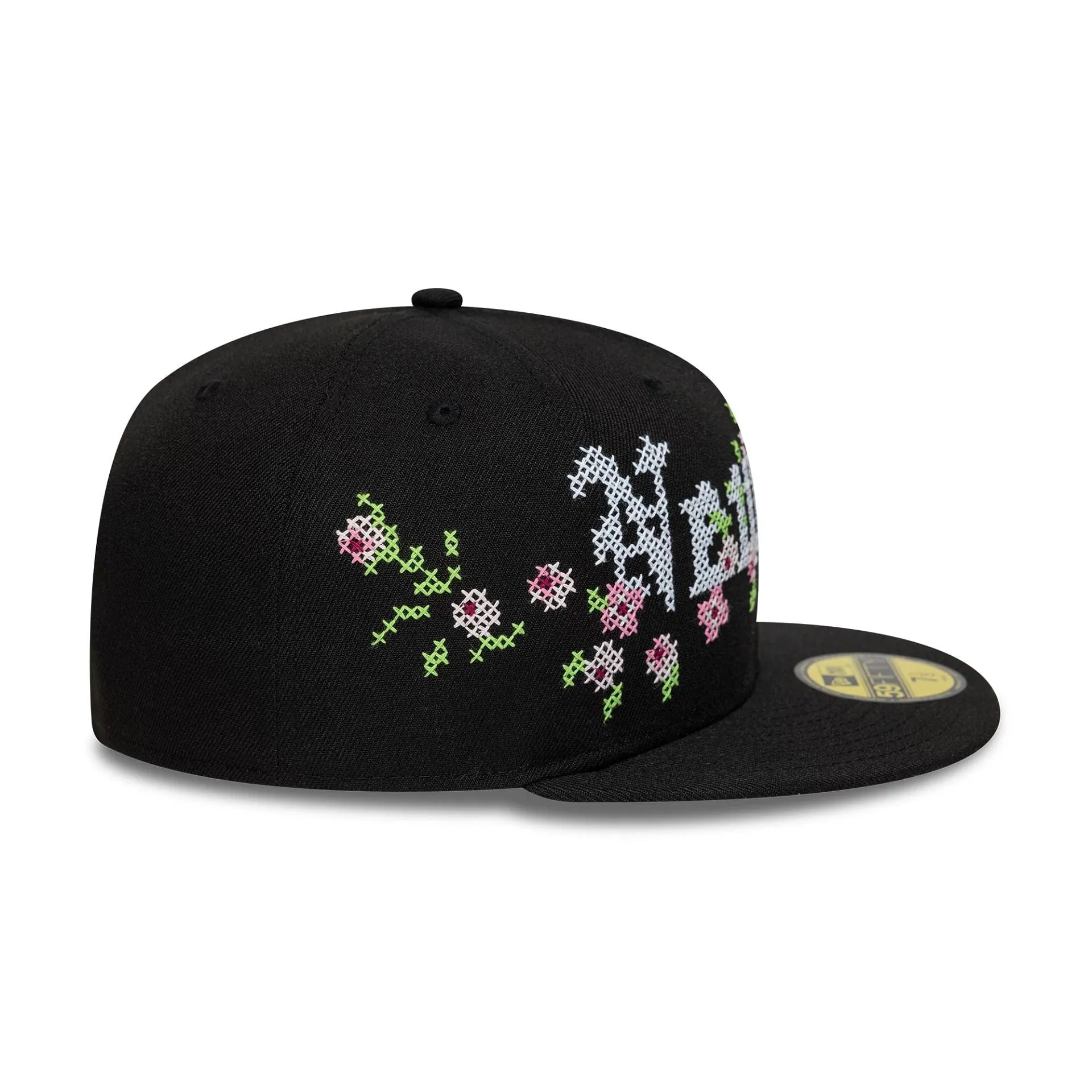 New Era Gothic Stitch Black 59FIFTY Fitted Cap Billy J