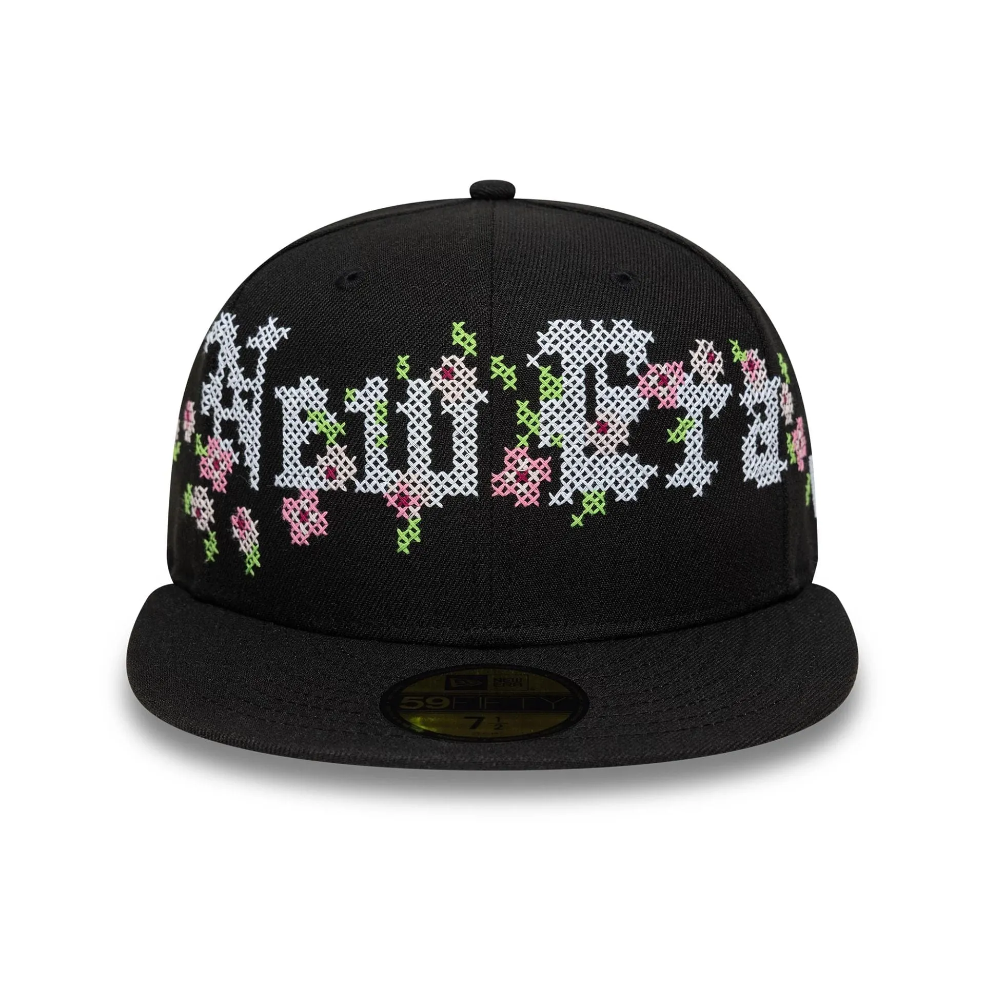New Era Gothic Stitch Black 59FIFTY Fitted Cap Billy J