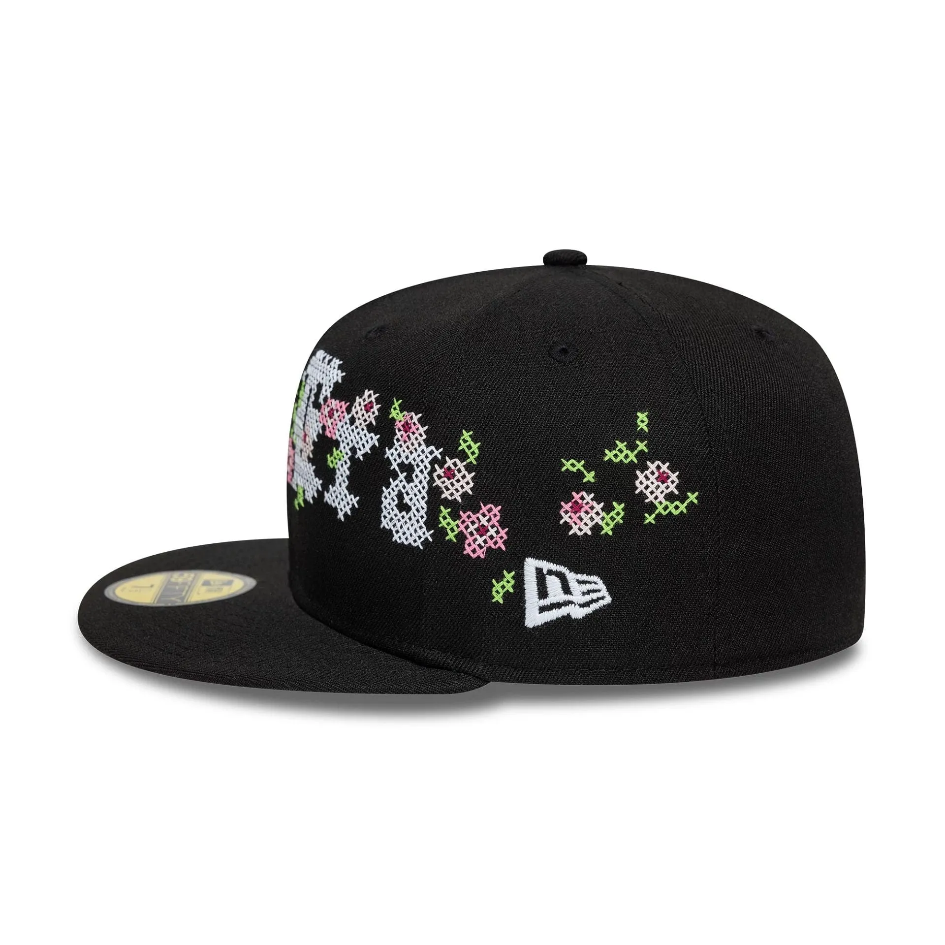 New Era Gothic Stitch Black 59FIFTY Fitted Cap Billy J