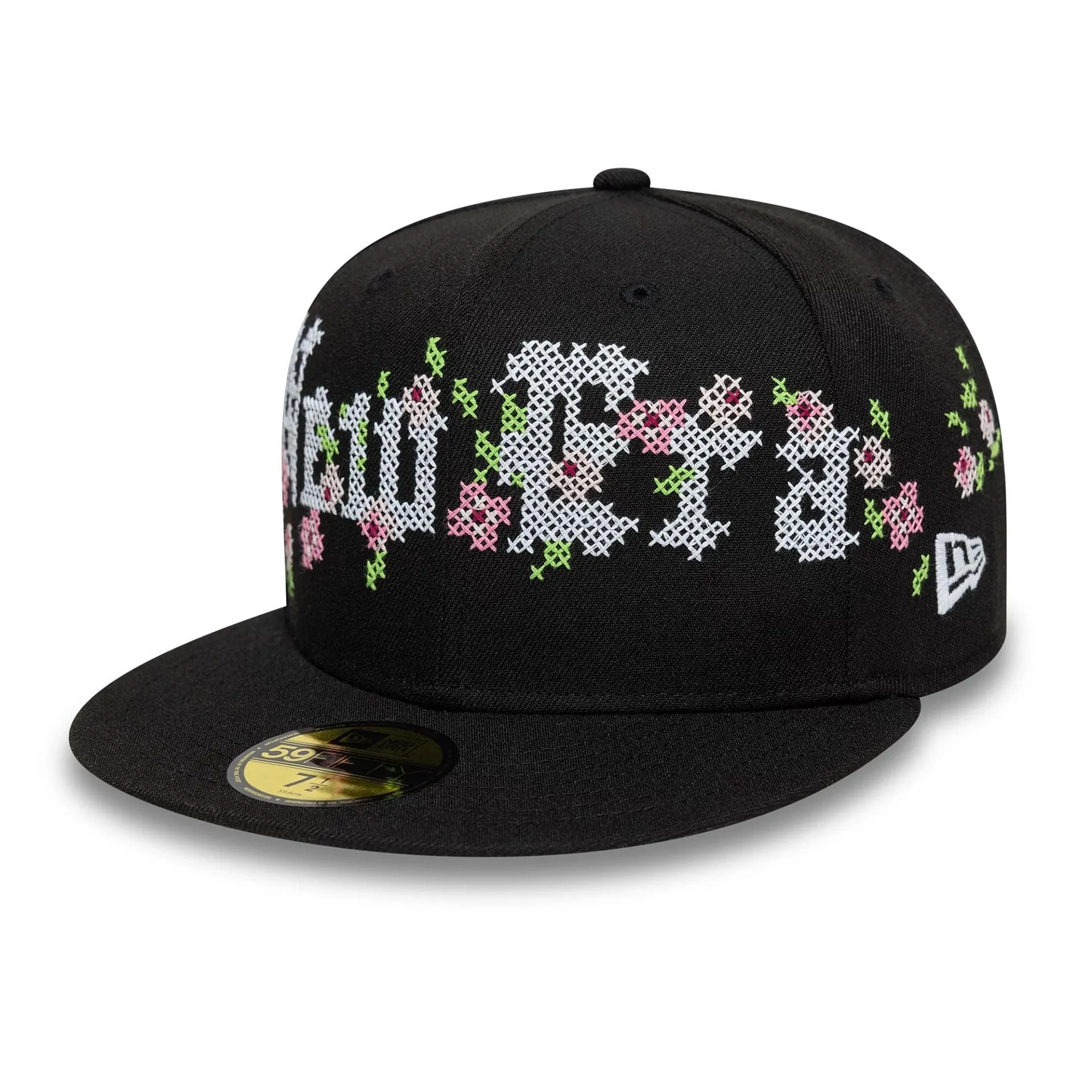New Era Gothic Stitch Black 59FIFTY Fitted Cap Billy J
