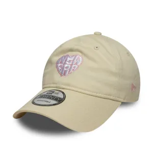 New Era Heart Cream 9TWENTY Adjustable Cap Billy J