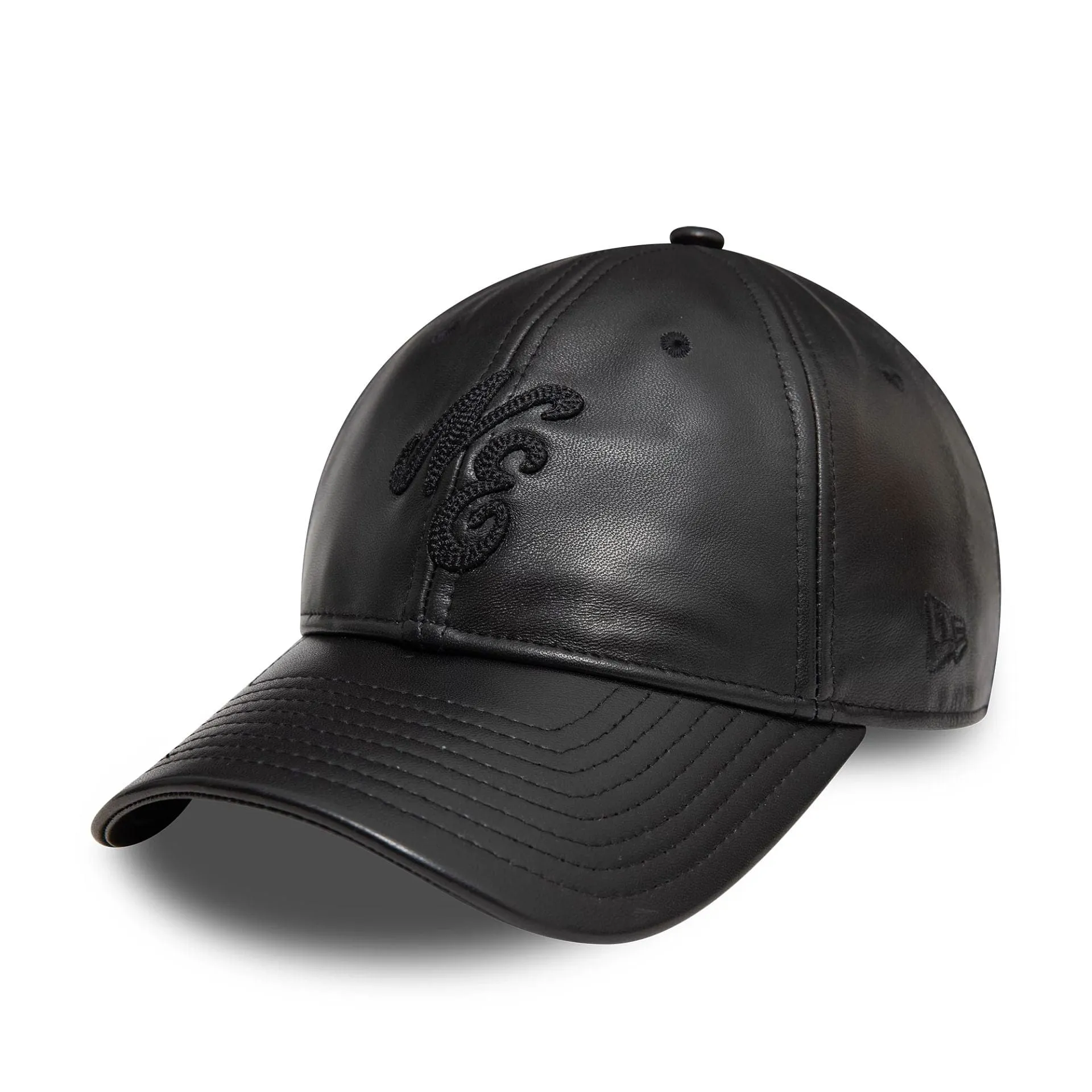 New Era Image Leather Black 9TWENTY Adjustable Cap Billy J