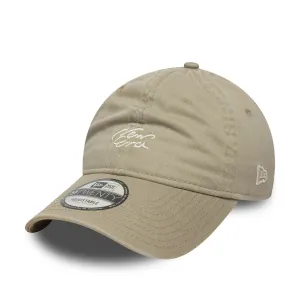 New Era Japan Handwritten Beige 9TWENTY Adjustable Cap Billy J