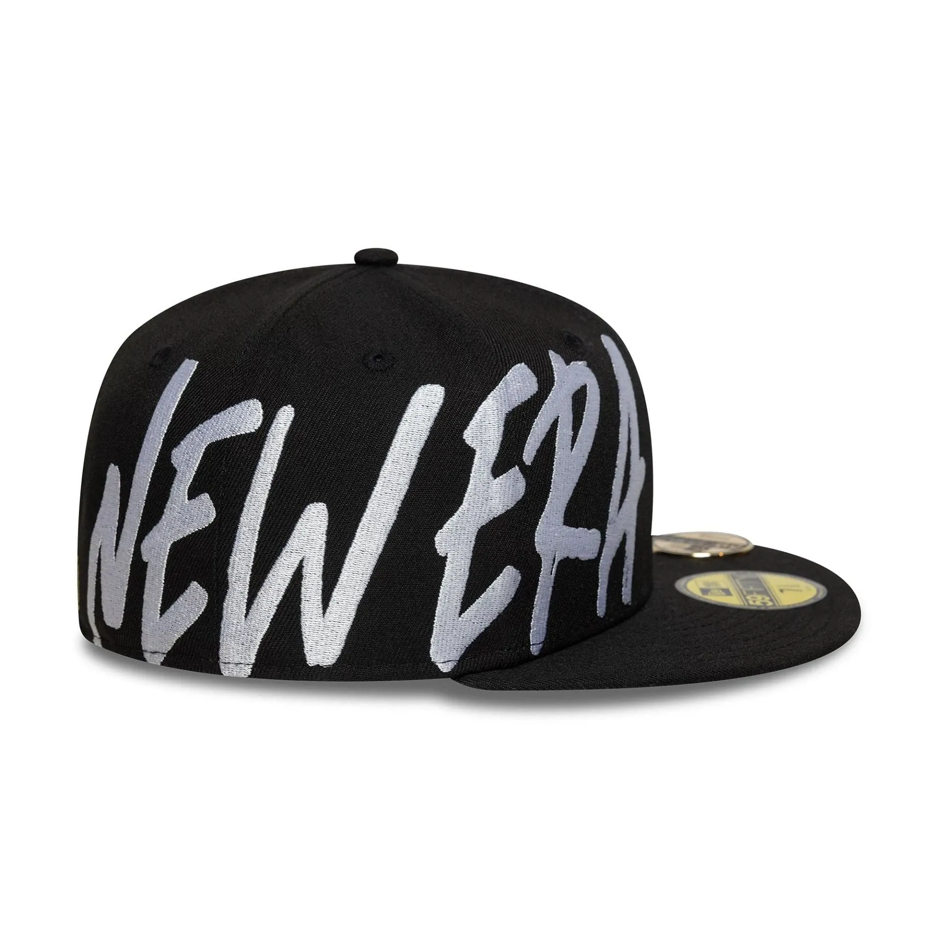 New Era Script Black 59FIFTY Fitted Cap Billy J