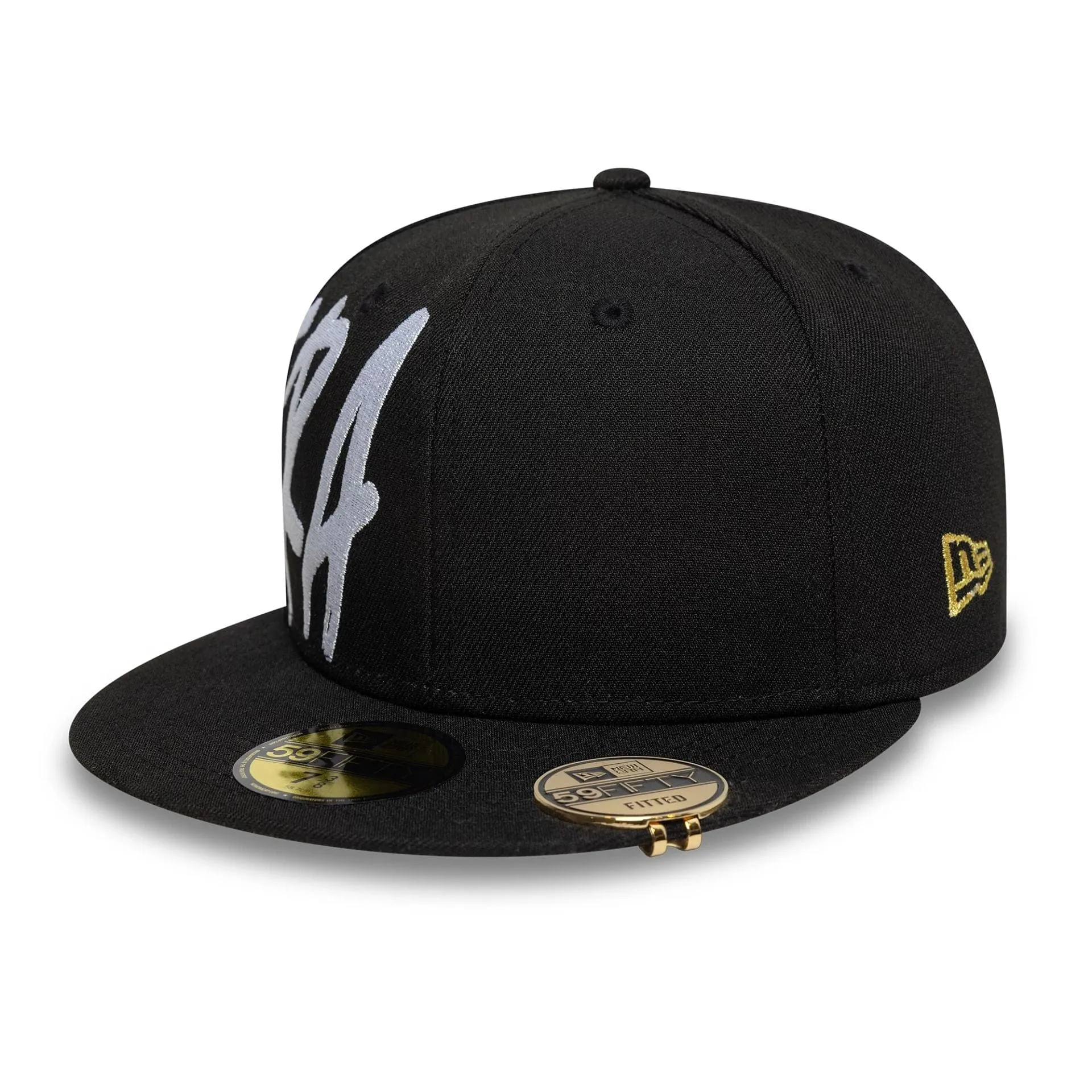 New Era Script Black 59FIFTY Fitted Cap Billy J