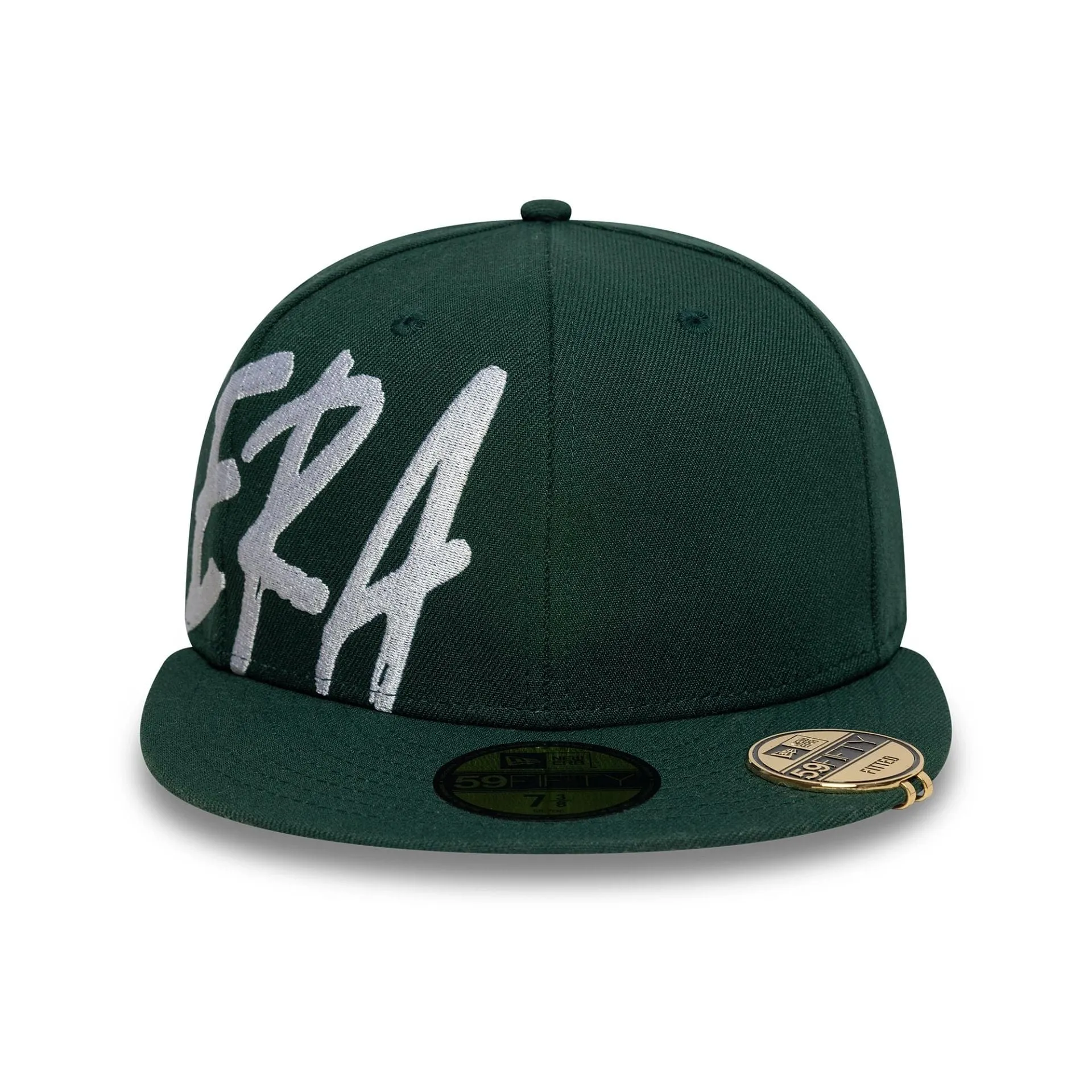 New Era Script Dark Green 59FIFTY Fitted Cap Billy J