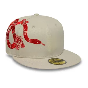 New Era Snake Cream 59FIFTY Fitted Cap Billy J