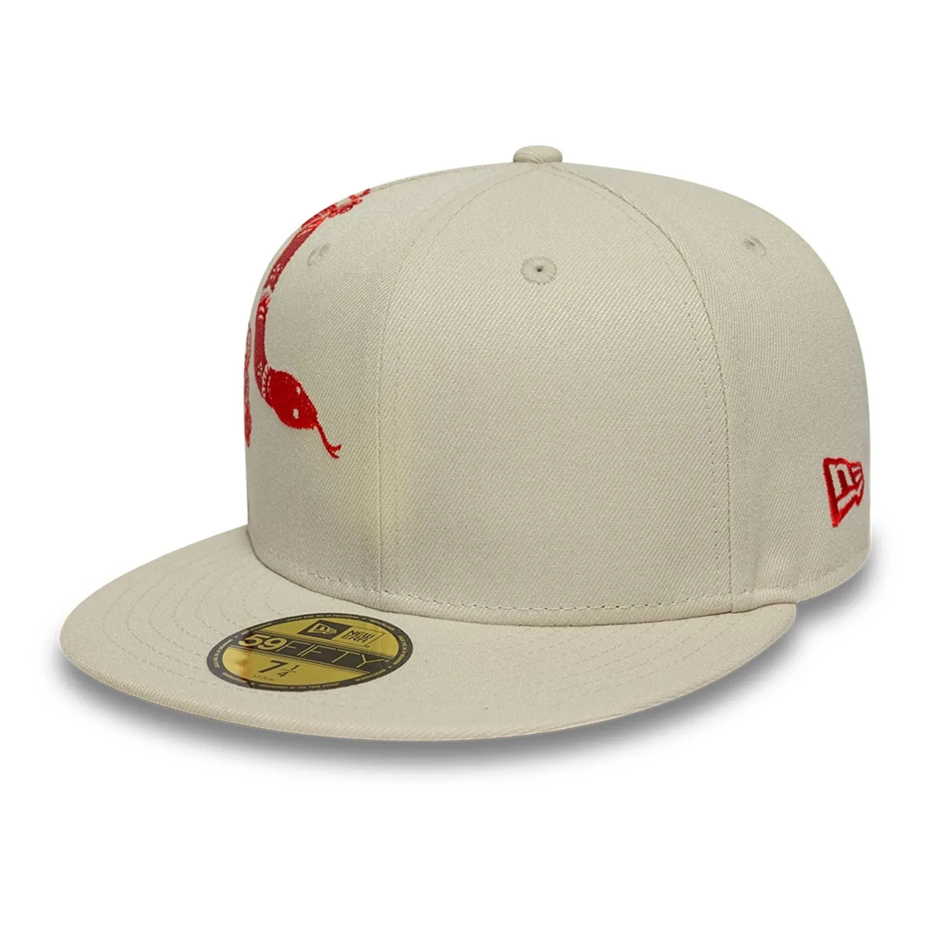 New Era Snake Cream 59FIFTY Fitted Cap Billy J