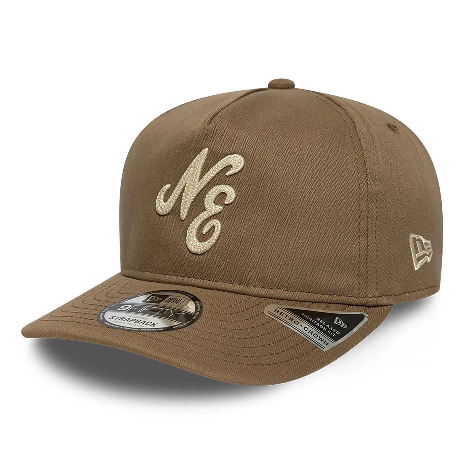 New Era Tonal Cotton Pastel Brown 9FIFTY A-Frame Adjustable Cap Billy J