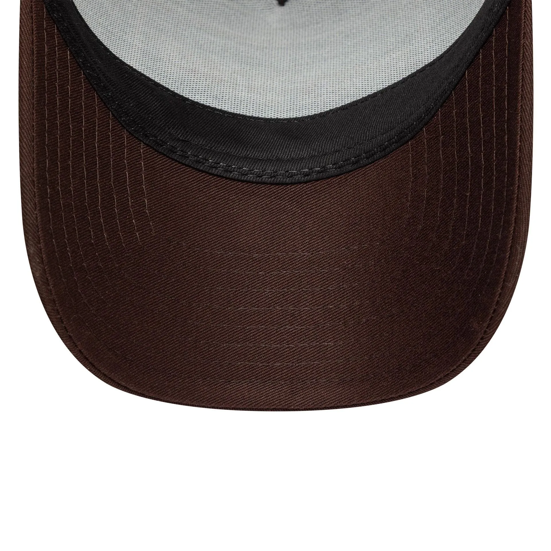 New Era Western Patch Dark Brown 9FORTY A-Frame Trucker Adjustable Cap Billy J