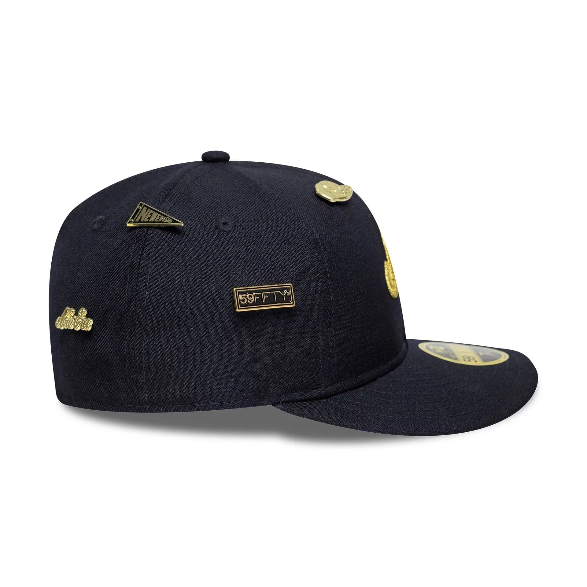 New Era Wool Navy Retro Crown 59FIFTY Fitted Cap Billy J