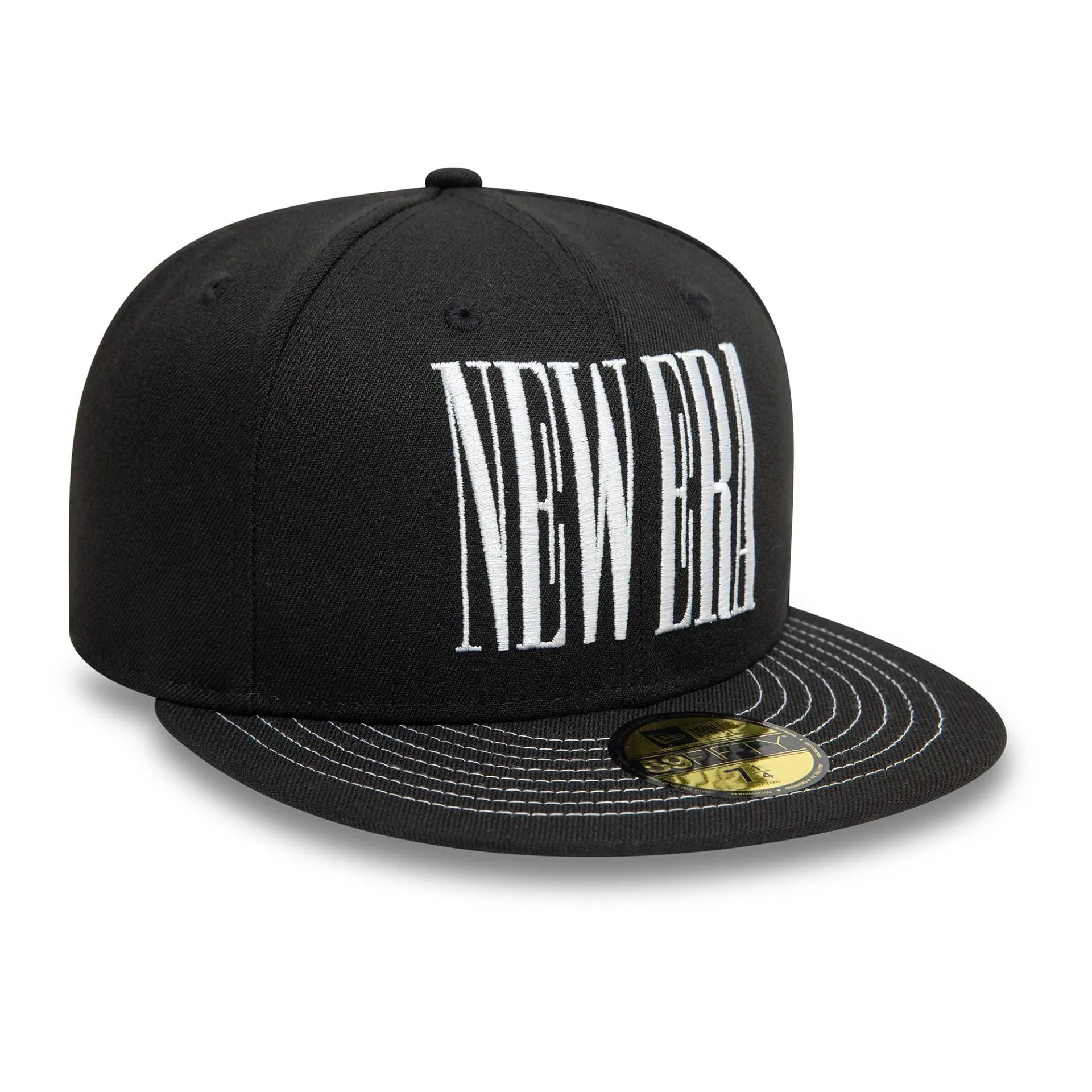 New Era Wordmark Black 59FIFTY Fitted Cap Billy J