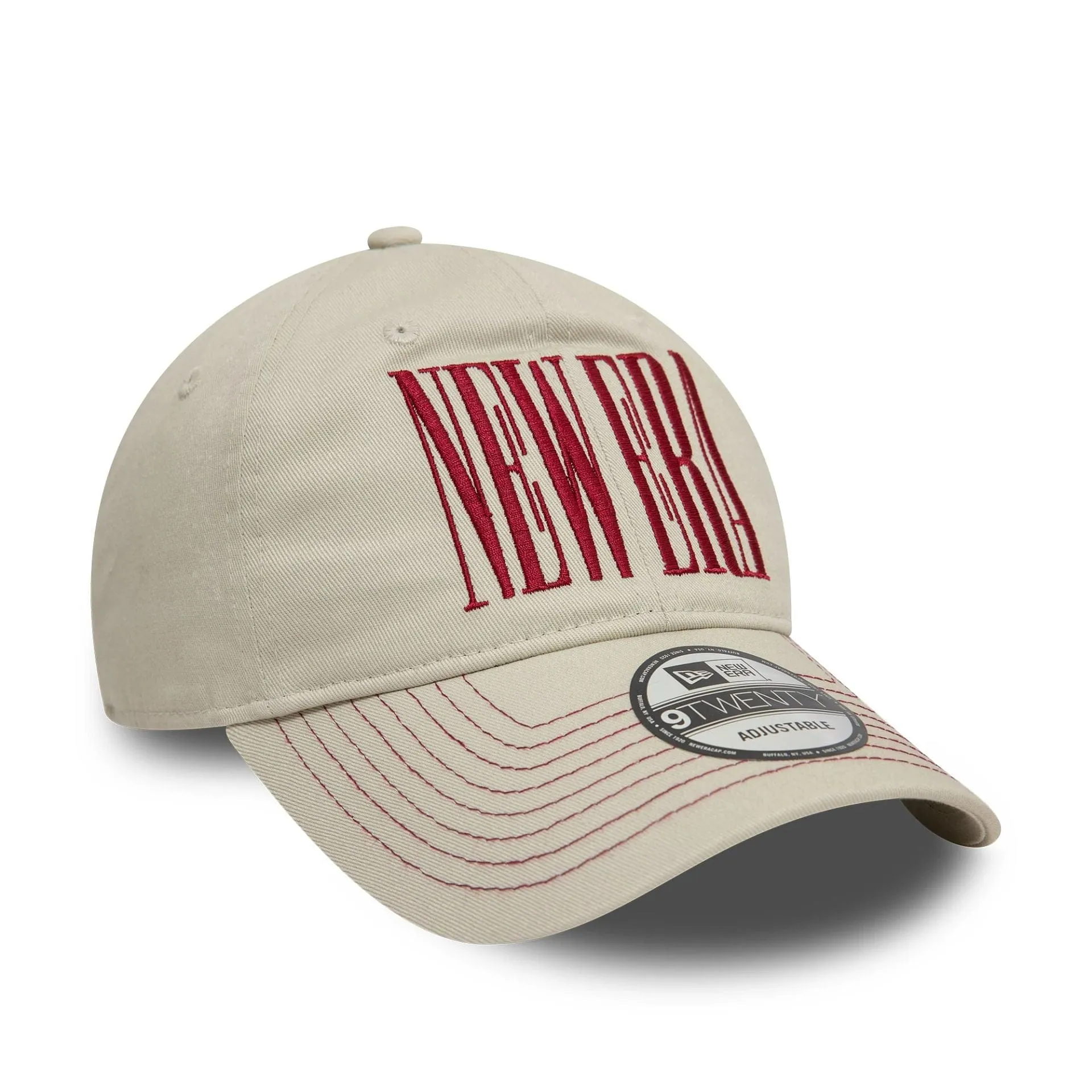 New Era Wordmark Cream 9TWENTY Adjustable Cap Billy J
