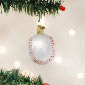 Old World Christmas Baseball Ornament