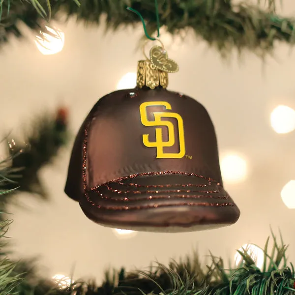 Old World Christmas San Diego Padres Hat Ornament