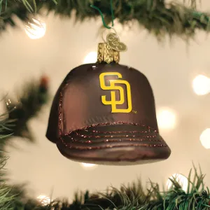 Old World Christmas San Diego Padres Hat Ornament
