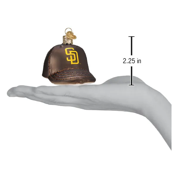 Old World Christmas San Diego Padres Hat Ornament