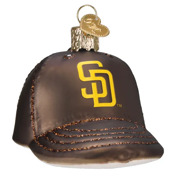 Old World Christmas San Diego Padres Hat Ornament