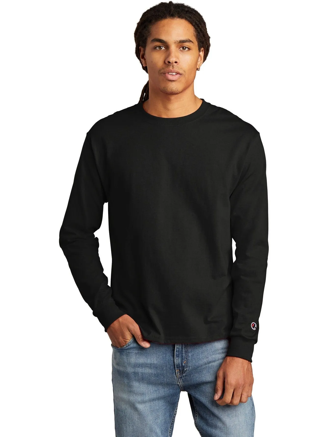 OUTLET-Champion Heritage Jersey Long Sleeve Tee