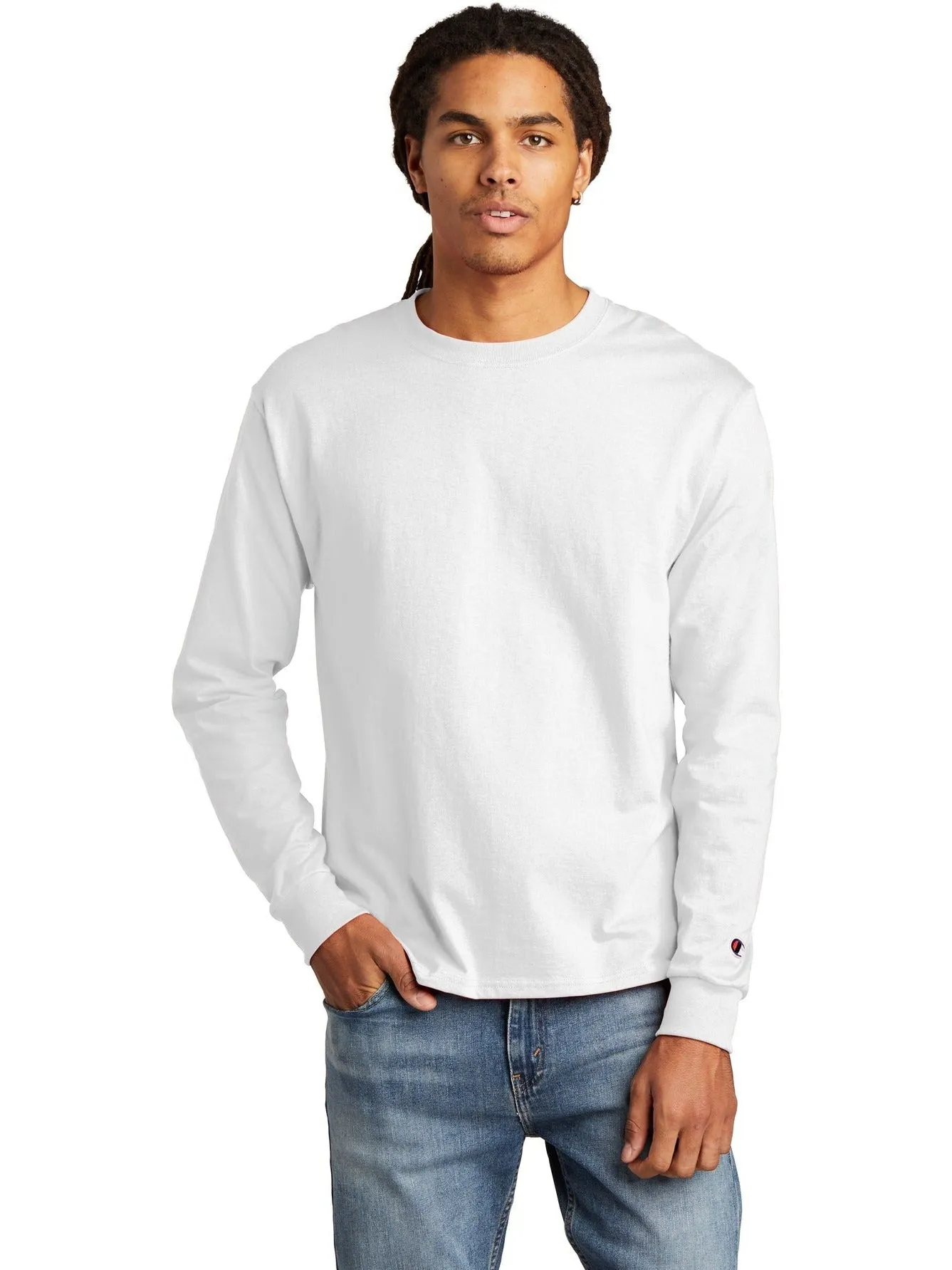 OUTLET-Champion Heritage Jersey Long Sleeve Tee