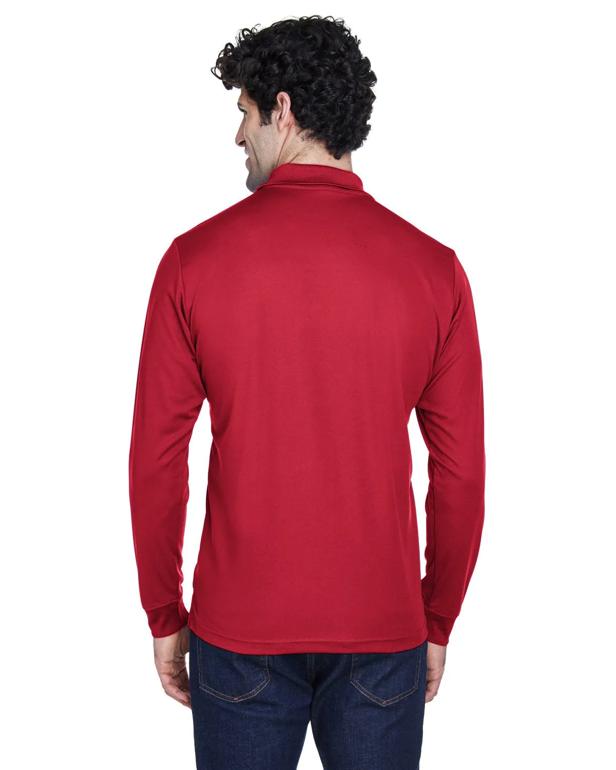 OUTLET-Core 365 Pinnacle Performance Long-Sleeve Pique Polo