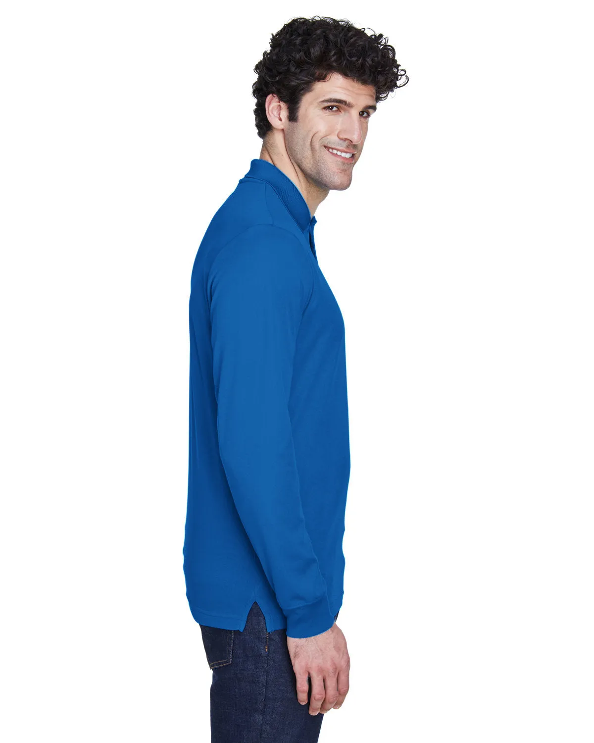 OUTLET-Core 365 Pinnacle Performance Long-Sleeve Pique Polo