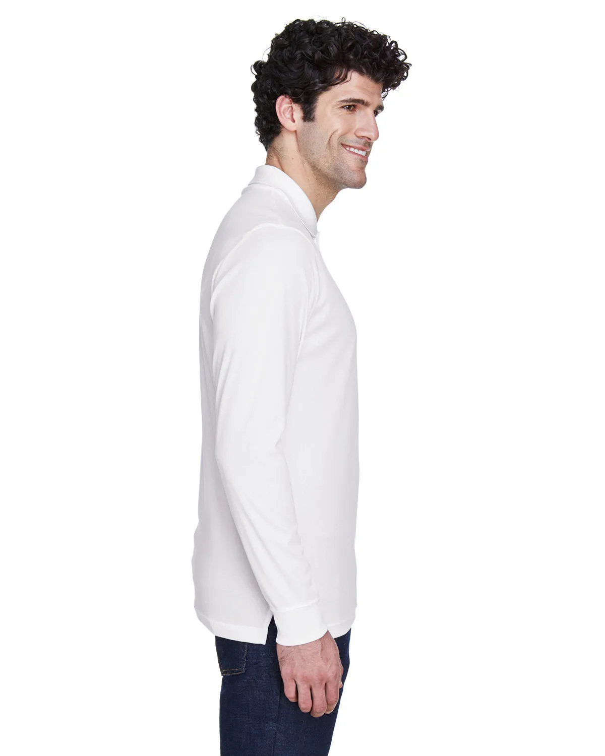 OUTLET-Core 365 Pinnacle Performance Long-Sleeve Pique Polo