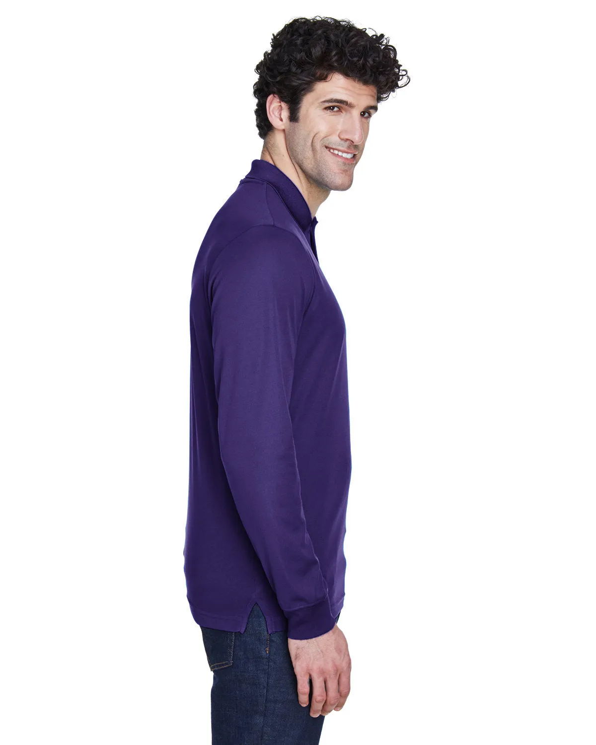 OUTLET-Core 365 Pinnacle Performance Long-Sleeve Pique Polo