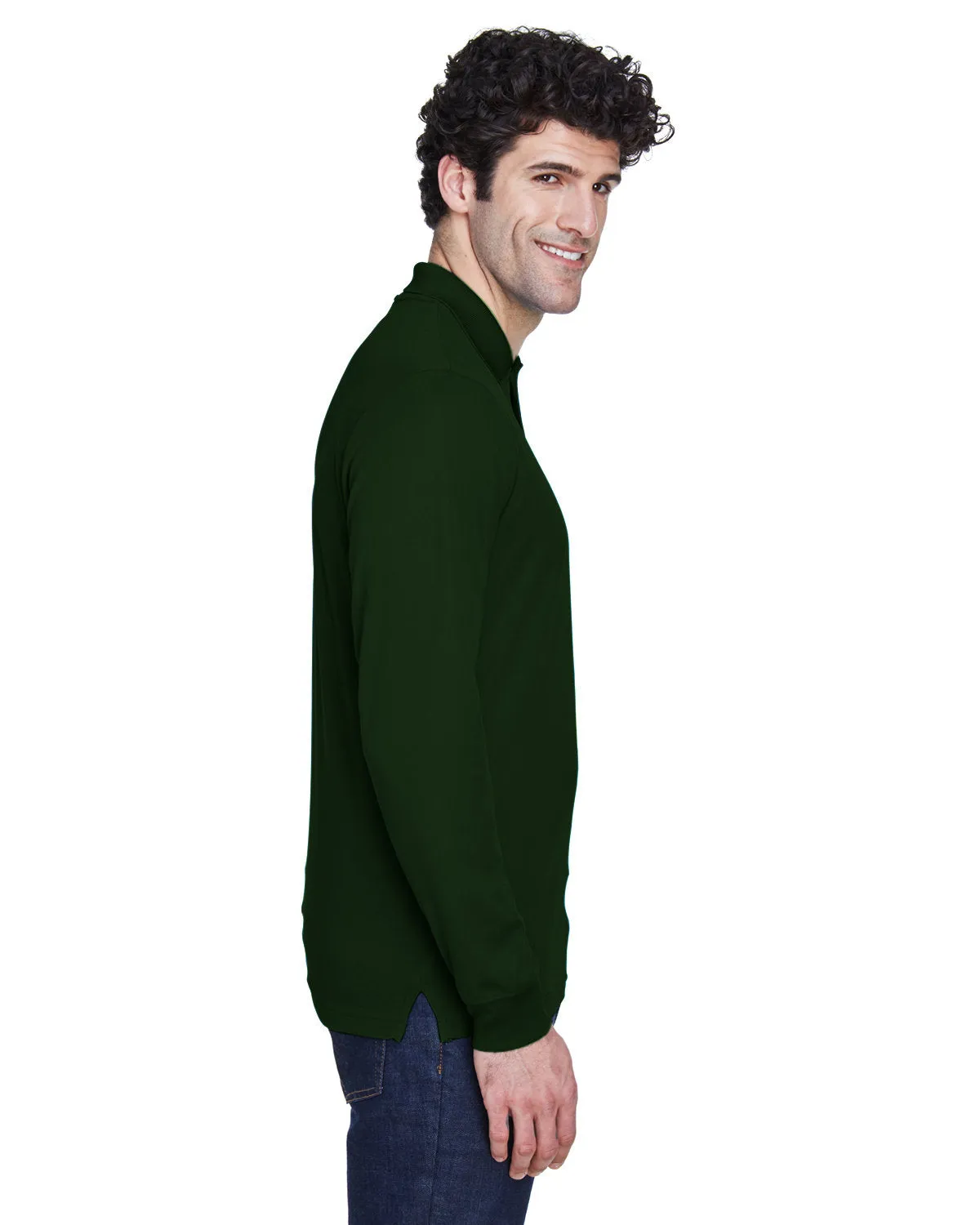 OUTLET-Core 365 Pinnacle Performance Long-Sleeve Pique Polo
