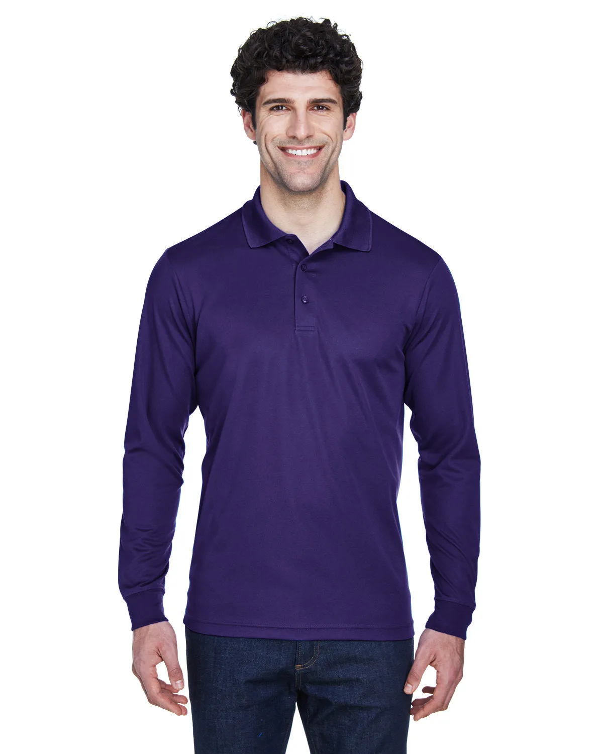 OUTLET-Core 365 Pinnacle Performance Long-Sleeve Pique Polo
