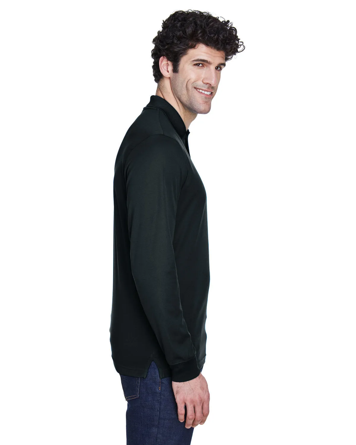 OUTLET-Core 365 Pinnacle Performance Long-Sleeve Pique Polo