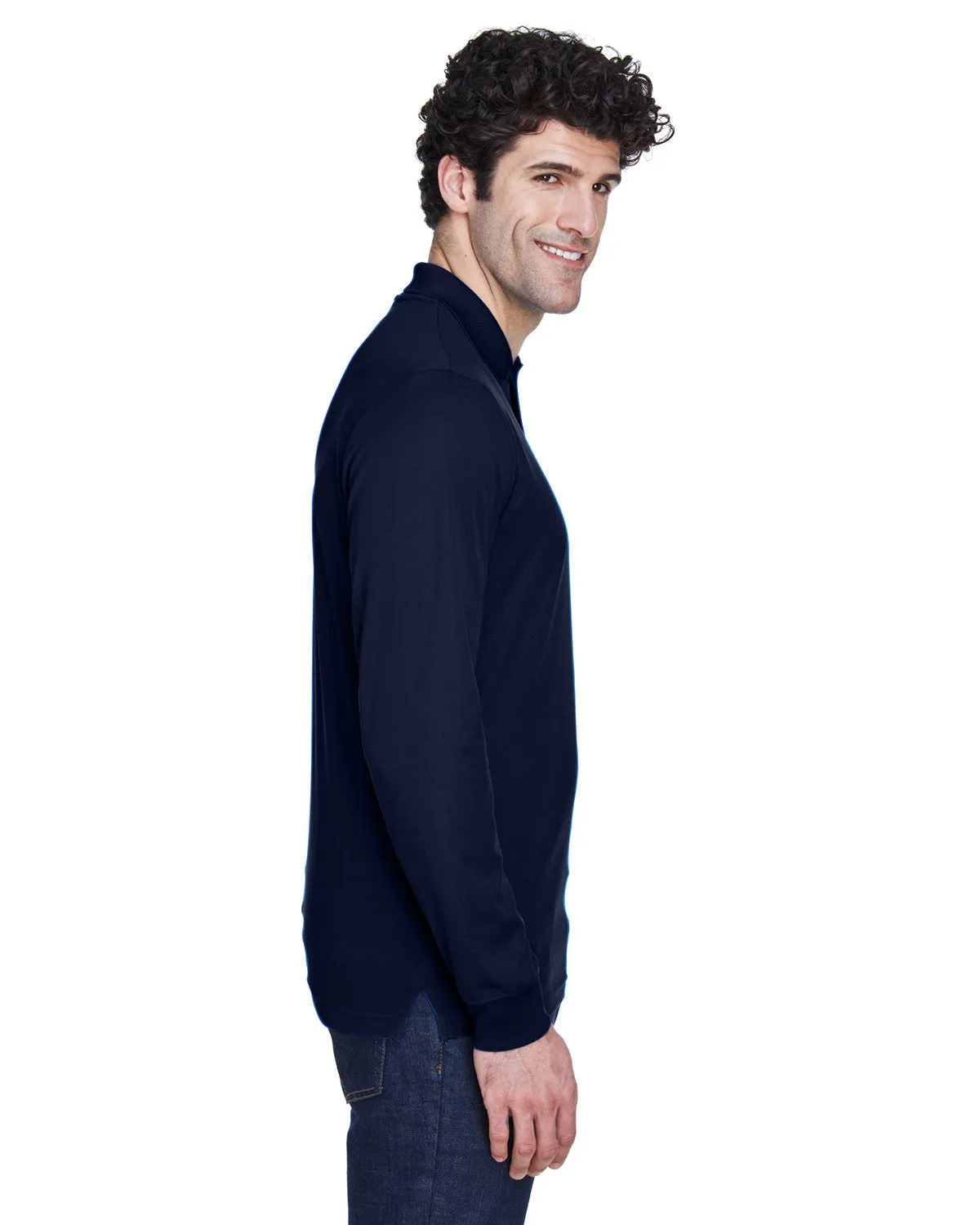 OUTLET-Core 365 Pinnacle Performance Long-Sleeve Pique Polo