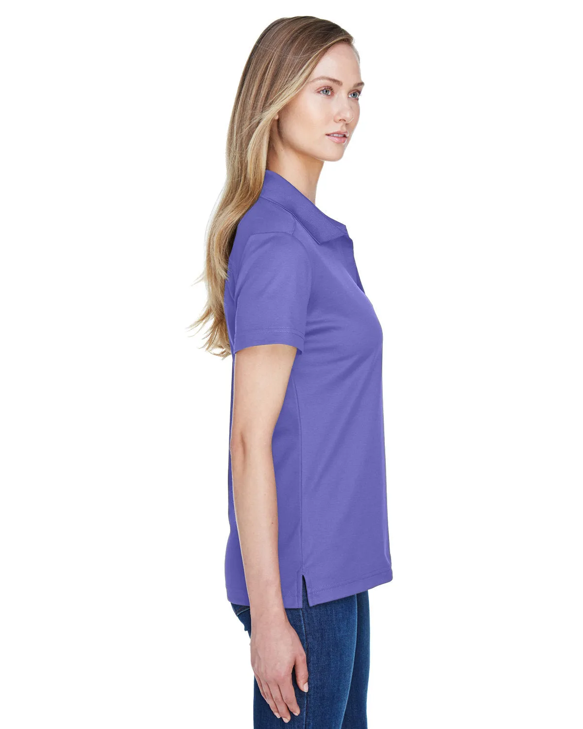 OUTLET-Devon & Jones Ladies CrownLux Performance Plaited Polo