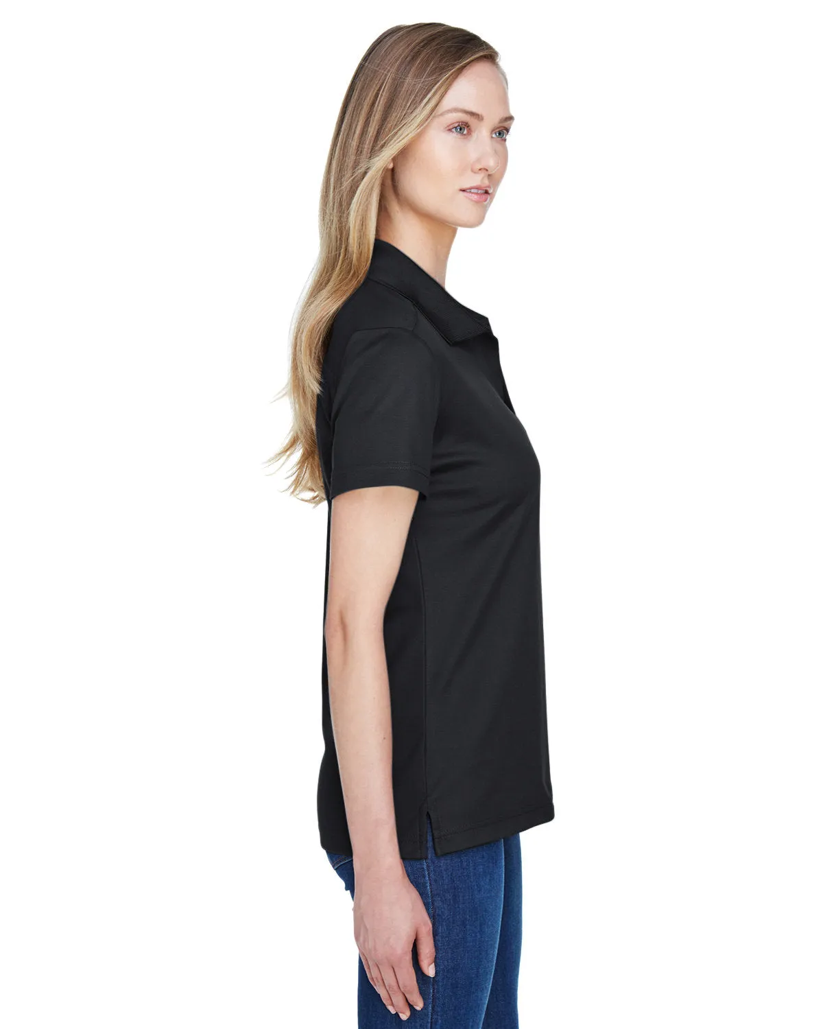 OUTLET-Devon & Jones Ladies CrownLux Performance Plaited Polo
