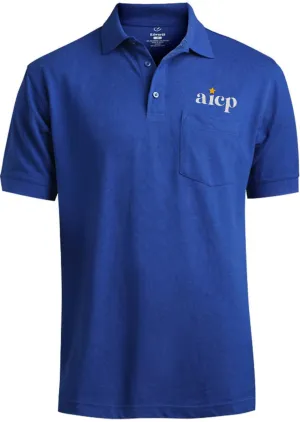 OUTLET-Edwards Blended Pique Short Sleeve Polo With Pocket