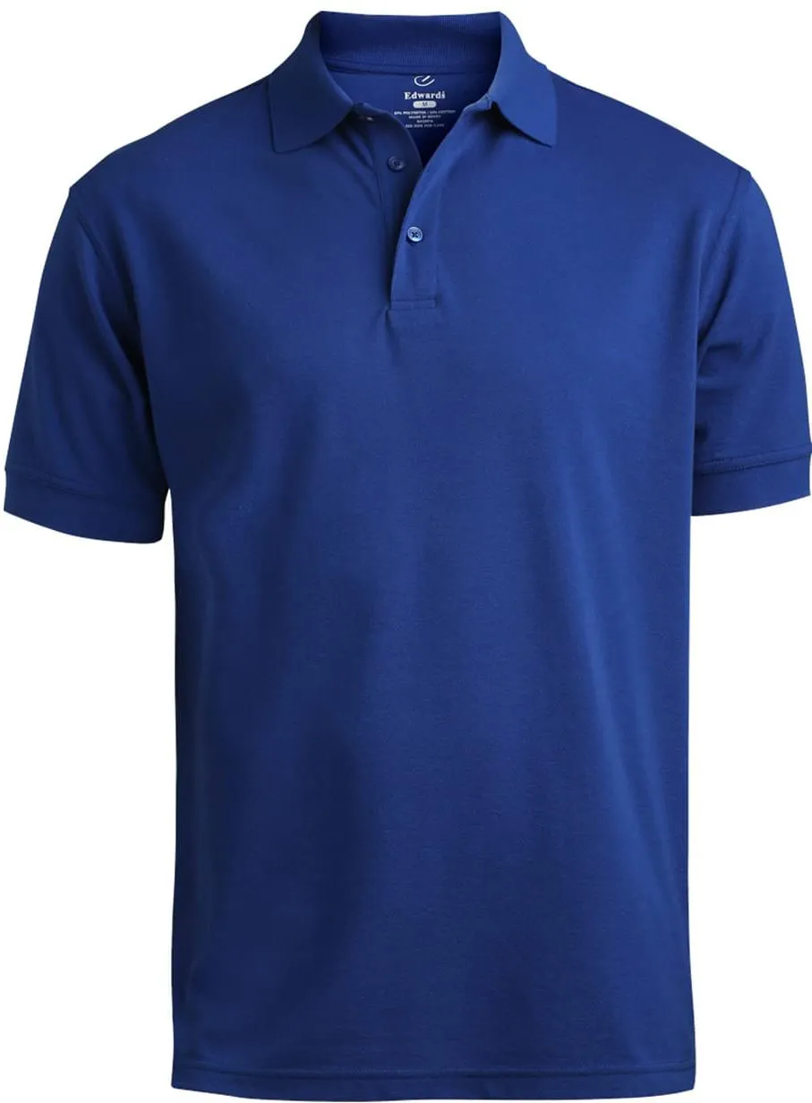 OUTLET-Edwards Blended Pique Short Sleeve Polo