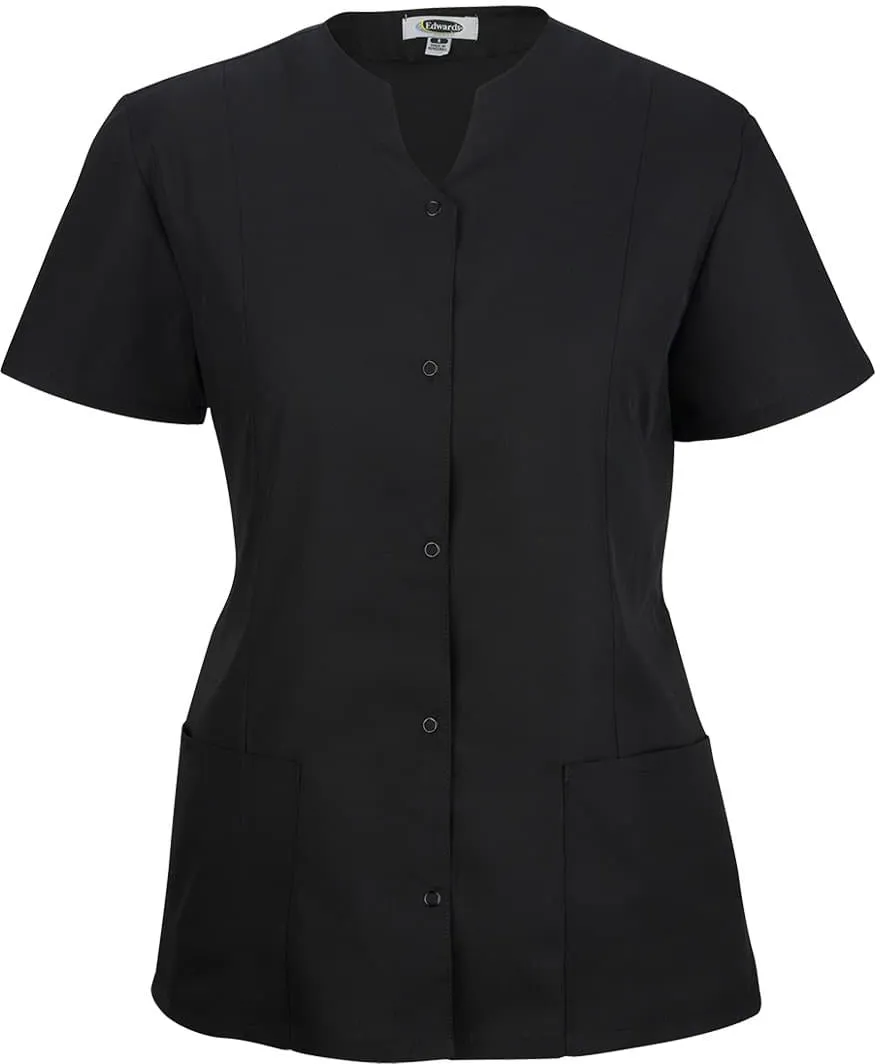 OUTLET-Edwards Ladies Essential Snap Front Smock