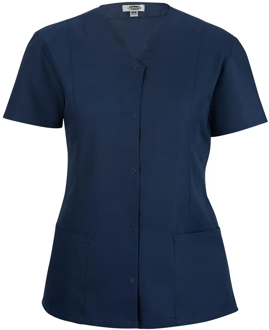 OUTLET-Edwards Ladies Essential Snap Front Smock