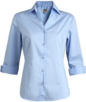 OUTLET-Edwards Ladies Tailored V Neck Stretch Blouse