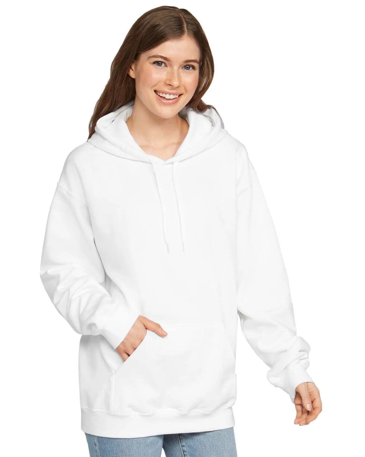 OUTLET-Gildan Unisex Softstyle Fleece Pullover Hooded Sweatshirt