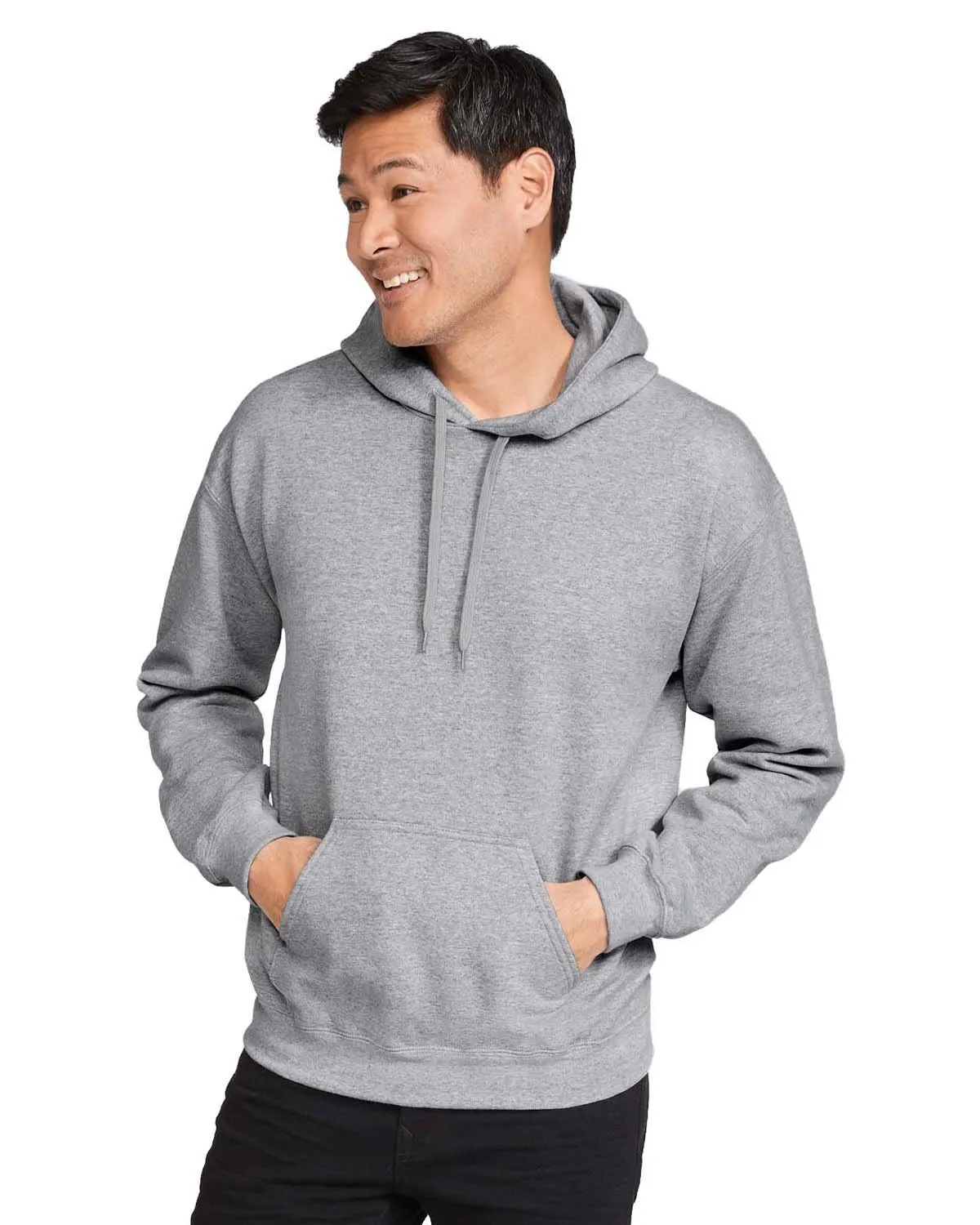 OUTLET-Gildan Unisex Softstyle Fleece Pullover Hooded Sweatshirt