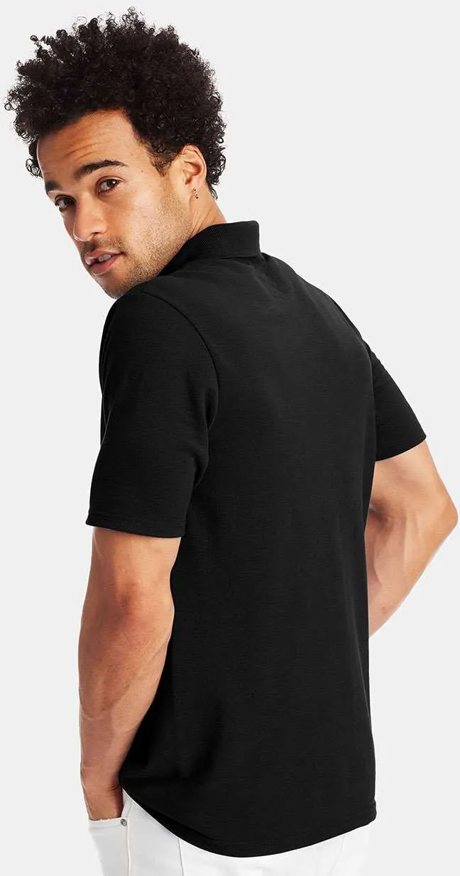 OUTLET-Hanes X-Temp Piqu Sport Shirt with Fresh IQ