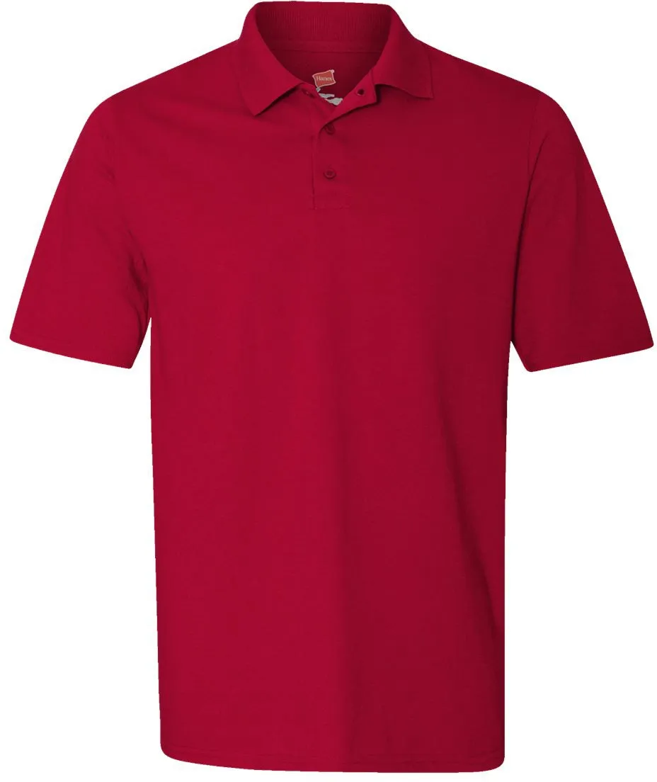 OUTLET-Hanes X-Temp Piqu Sport Shirt with Fresh IQ