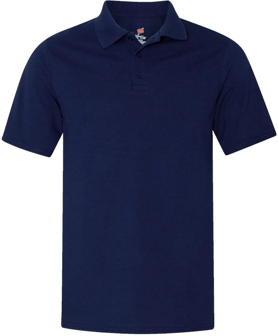 OUTLET-Hanes X-Temp Piqu Sport Shirt with Fresh IQ