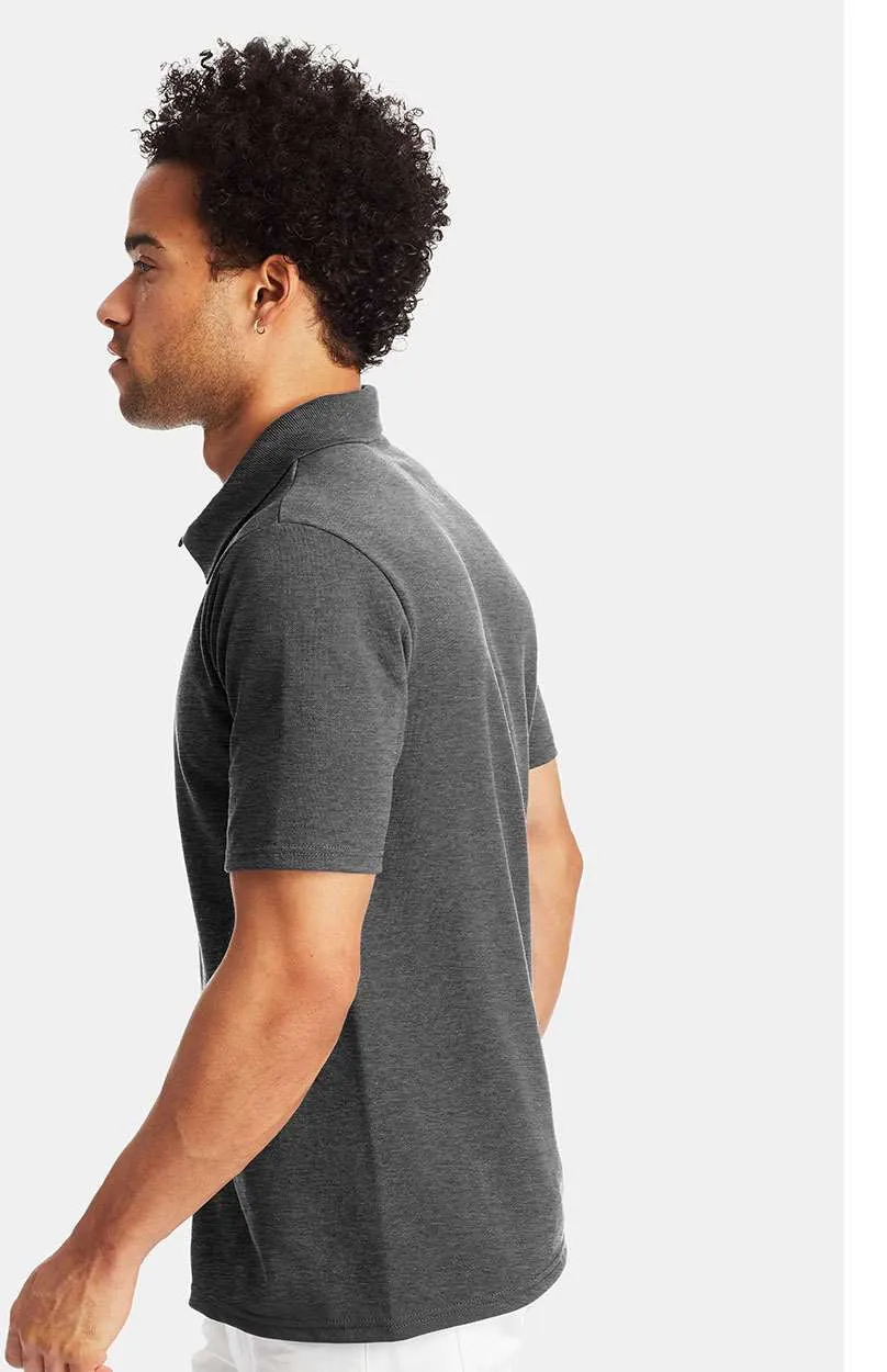 OUTLET-Hanes X-Temp Piqu Sport Shirt with Fresh IQ