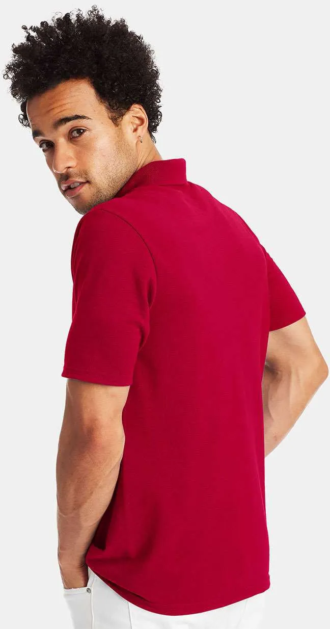 OUTLET-Hanes X-Temp Piqu Sport Shirt with Fresh IQ