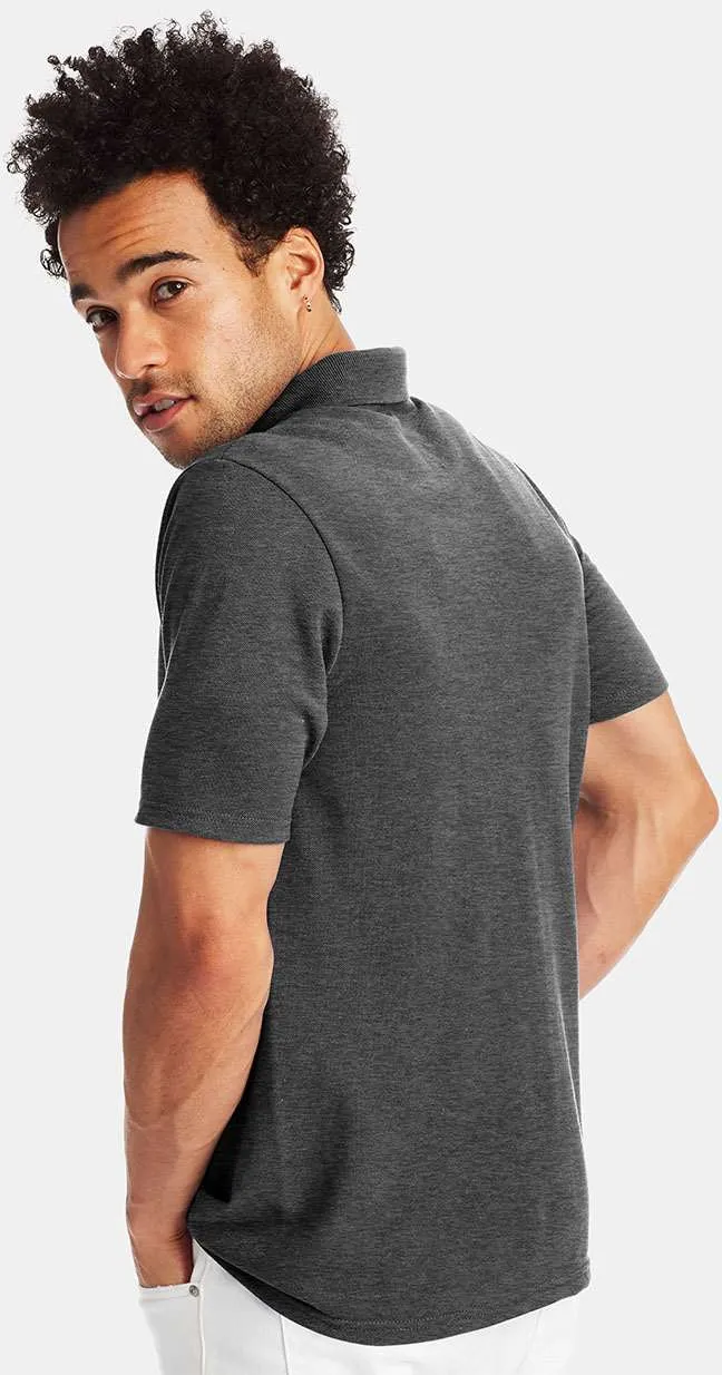 OUTLET-Hanes X-Temp Piqu Sport Shirt with Fresh IQ