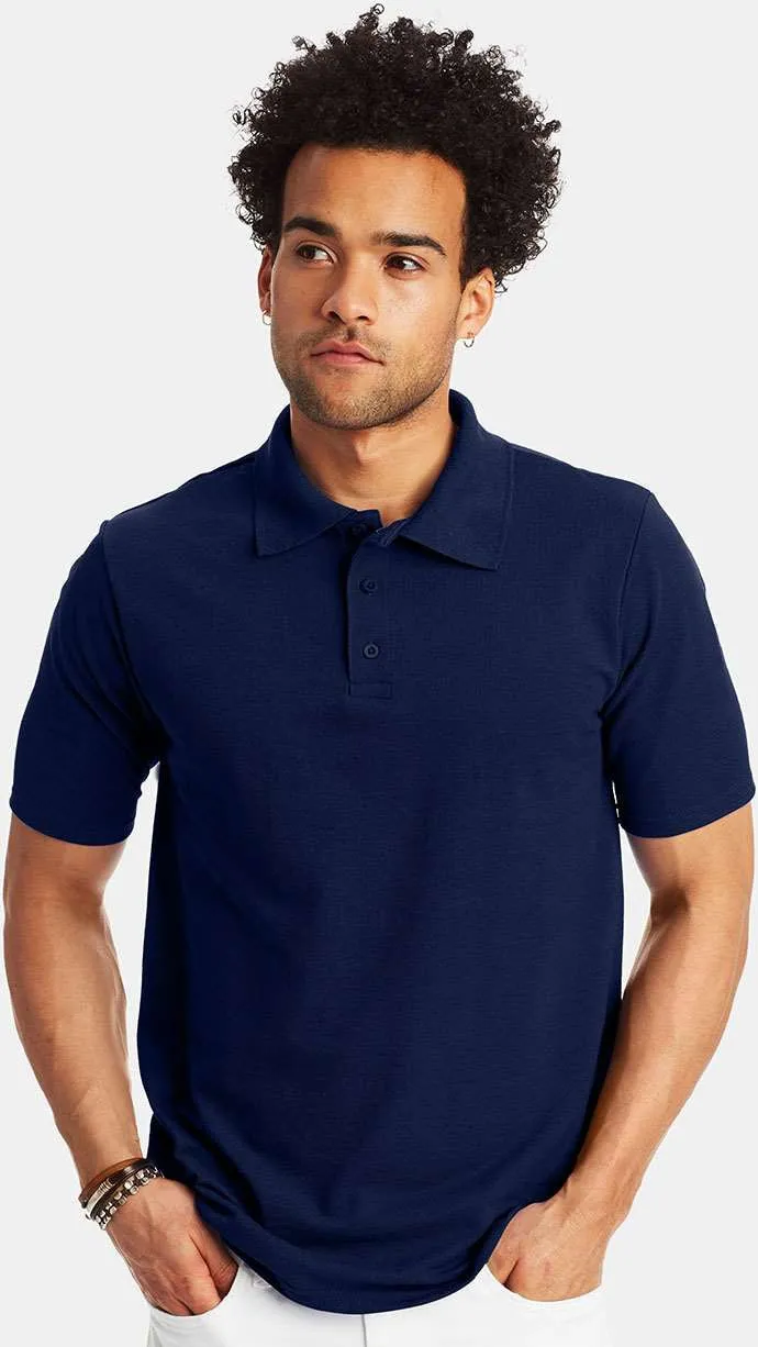 OUTLET-Hanes X-Temp Piqu Sport Shirt with Fresh IQ